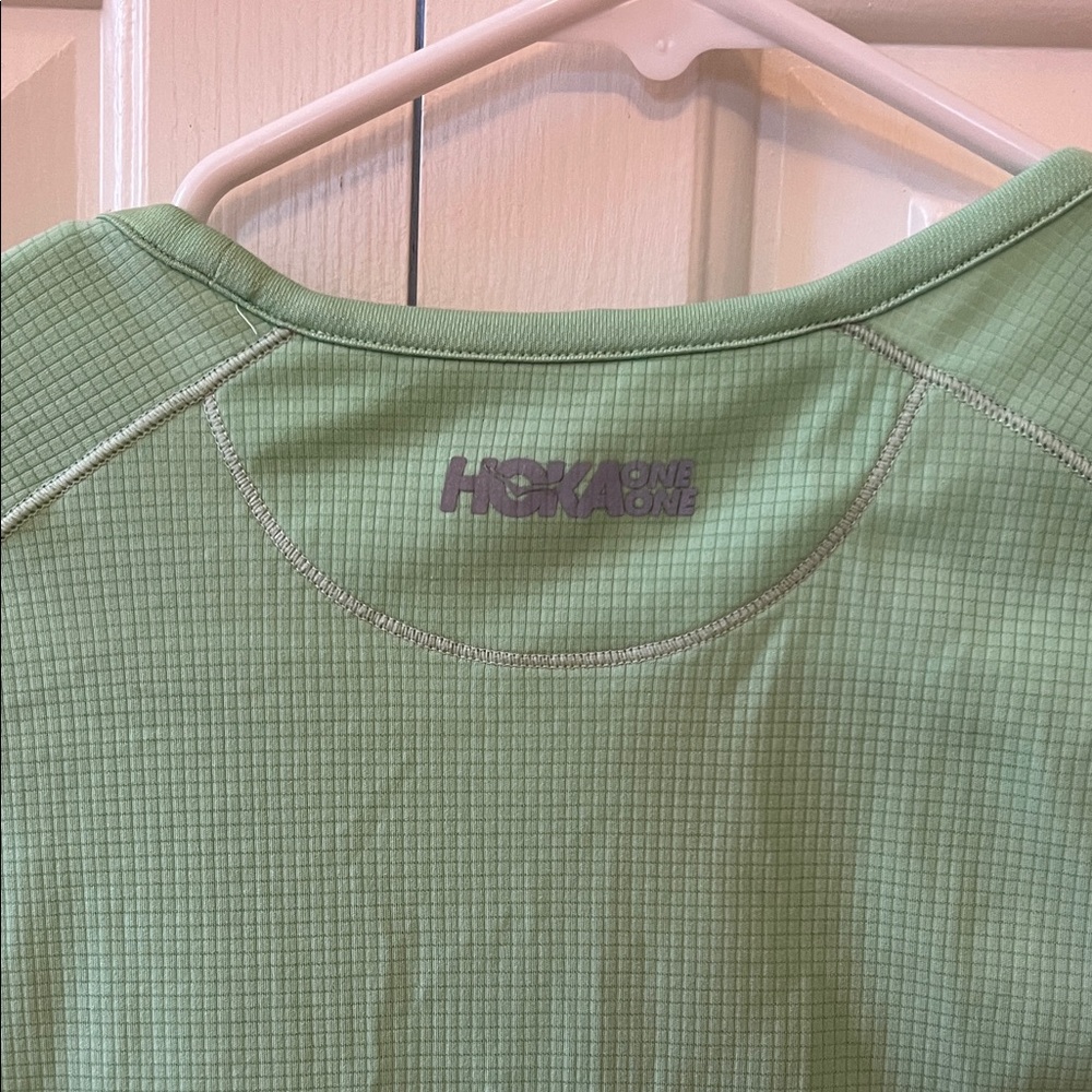 Hoka Mint Green Performance T-Shirt - Picture 3 of 3